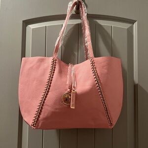 Badgley Mischka leather tote